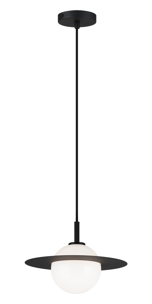 Saturn Black Pendant