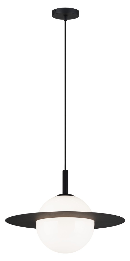 Saturn Black Pendant