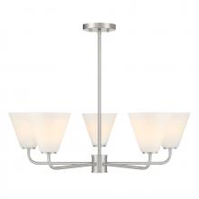 Savoy House Canada 1-4015-5-SN - Blair 5-Light Chandelier in Satin Nickel