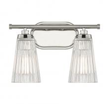 Savoy House Canada 8-1745-2-109 - Chantilly 2-Light Bathroom Vanity Light in Polished Nickel